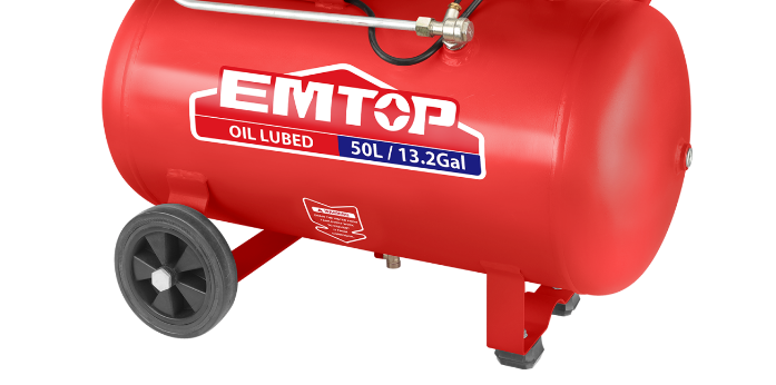 Compresor de aer, capacitate 50L, 2.5 cp, 1800W, 8 bar, 2850Rpm, EMTOP [2]