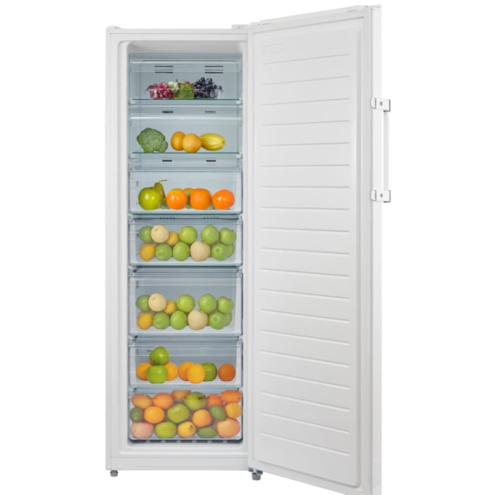 Congelator vertical, capacitate 238 L, NO FROST, termostat digital, usa reversibila, 7 cutii depozitare, Alb, VIVAX [4]