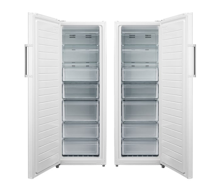 Congelator vertical, capacitate 238 L, NO FROST, termostat digital, usa reversibila, 7 cutii depozitare, Alb, VIVAX [5]