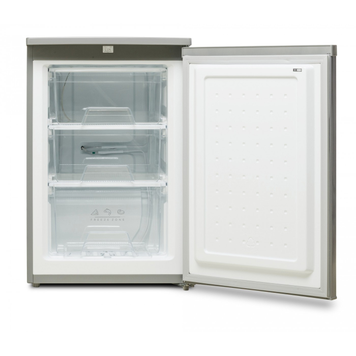 Congelator vertical, capacitate 88 L, 3 sertare, clasa E, H 85 cm, argintiu, LDK [2]