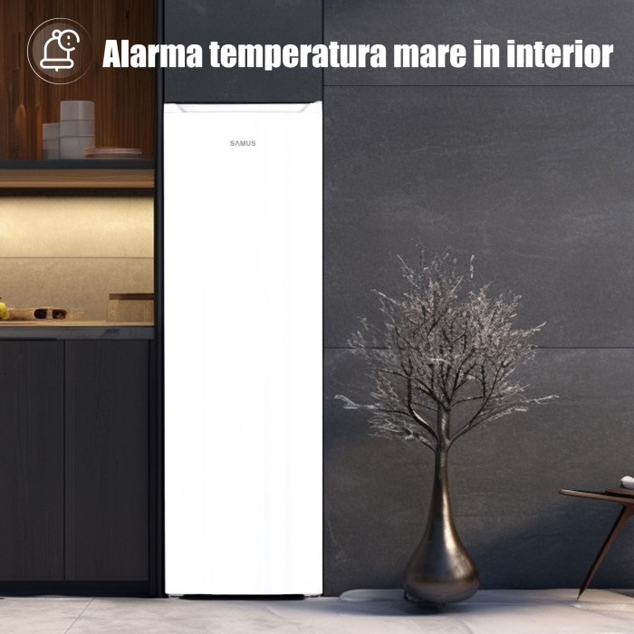 Congelator vertical cu o usa, capacitate 204 L, FULL NO FROST, motor dual inverter, super freeze, usa reversibila, SAMUS [11]