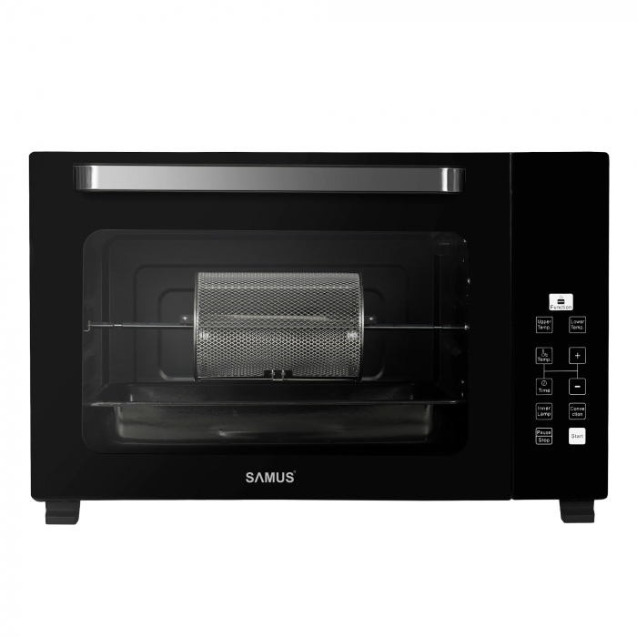 Cuptor electric, capacitate 48L, putere 1800W, convectie, rotisor, afisaj digital, negru, Samus [6]