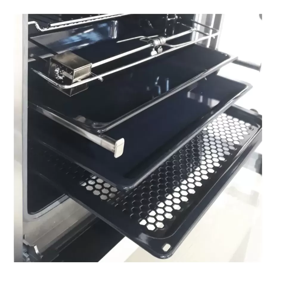 Cuptor electric incorporabil, capacitate 81 L, 10 functii, rotisor, ventilator, grill, autocuratare, Gri, Studio Casa Elegance Aqua [4]