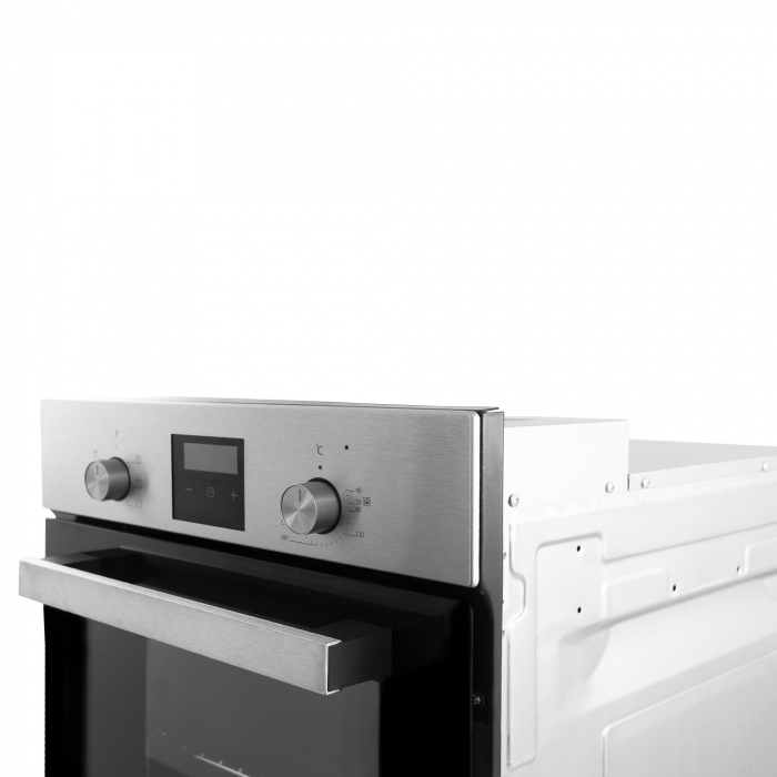 Cuptor electric incorporabil, putere 1900W, capacitate 47L, 6 functii, ventilator, clasa A, grill, timer, dimensiune 45 cm, Inox, Samus [3]
