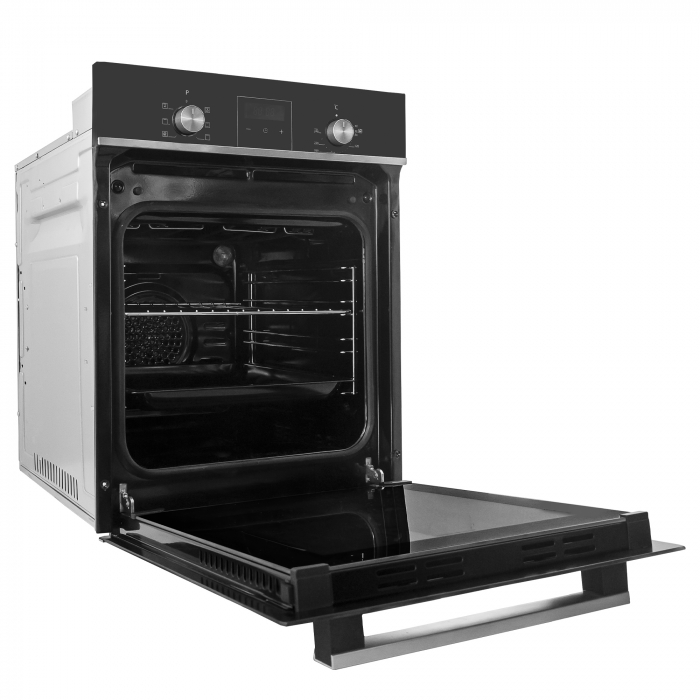 Cuptor electric incorporabil, putere 1900W, capacitate 47L, 6 functii, ventilator, clasa A, grill, timer, dimensiune 45 cm, negru Samus [3]