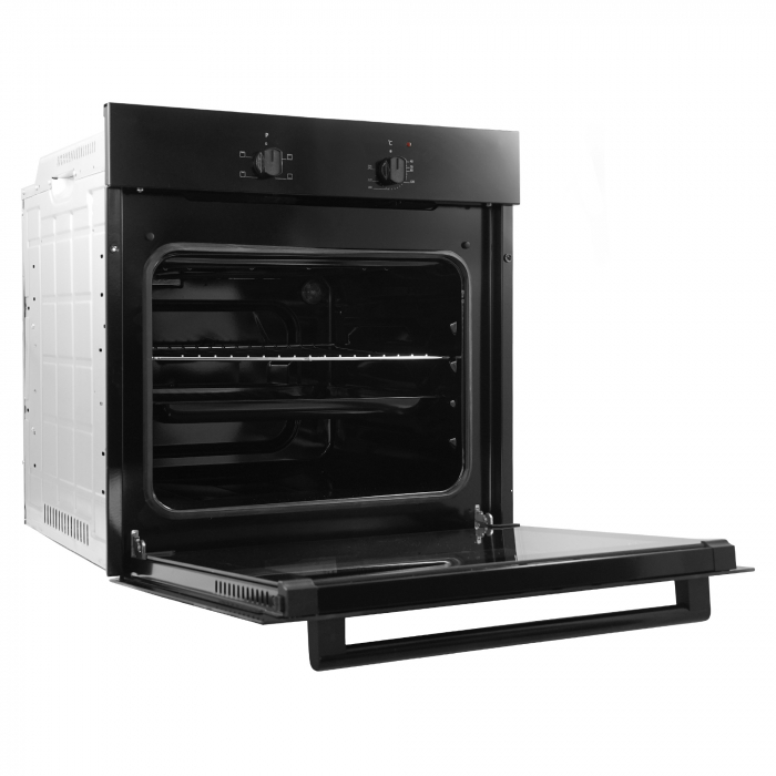 Cuptor electric incorporabil, putere 2200W, capacitate 62L, 4 functii, ventilator, clasa A, grill electric, timer, negru Samus [4]
