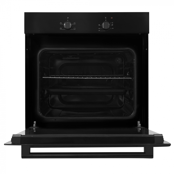 Cuptor electric incorporabil, putere 2200W, capacitate 62L, 4 functii, ventilator, clasa A, grill electric, timer, negru Samus [2]