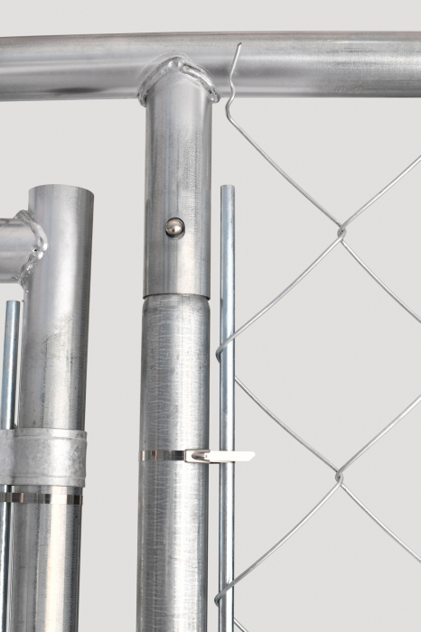 Cusca, padoc, tarc animale, caini, pasari, otel galvanizat, 4x2x1.8m, Micul Fermier MF-TC1004-S001-G01 [7]