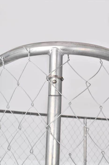 Cusca, padoc, tarc animale, caini, pasari, otel galvanizat, 3x3x2,2m, protectie soare si ploaie, Micul Fermier MF-TC1002-S001-G01 [5]