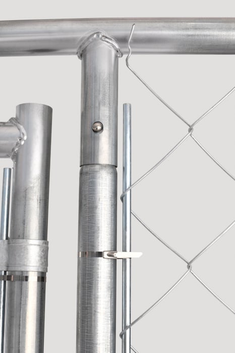 Cusca, padoc, tarc animale, caini, pasari, otel galvanizat, 4x2x2,2m, protectie soare si ploaie, Micul Fermier MF-TC1003-S001-G01 [8]
