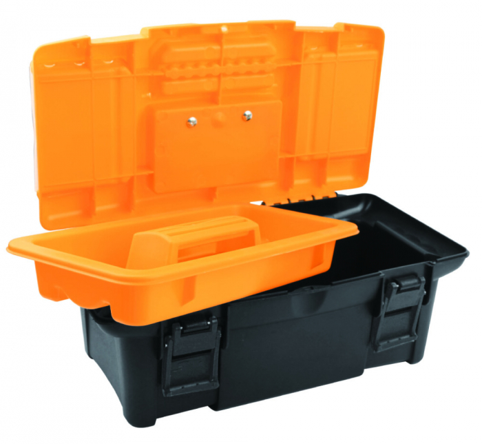 Cutie din material plastic pentru scule si unelte, 340X180X130 MM, Tolsen 80190 [2]