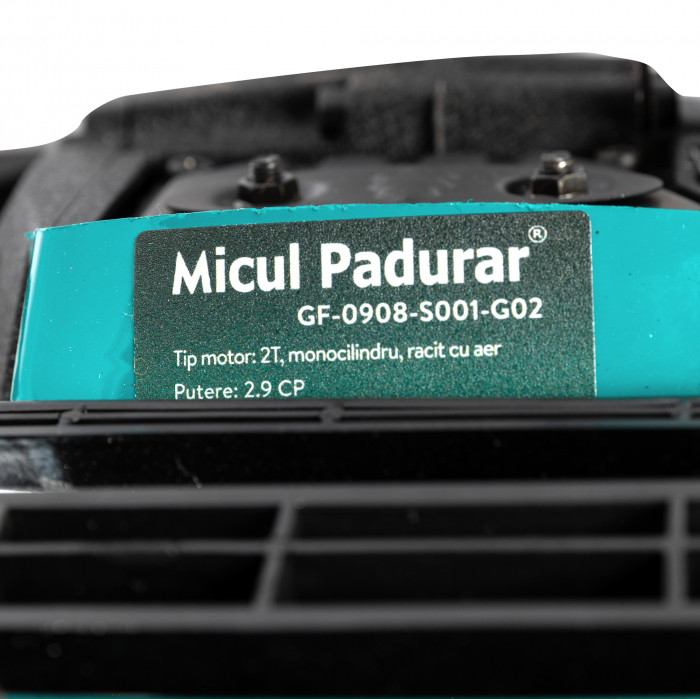 Drujba pe benzina Micul Padurar, GF-0908-S001-G02, 2 lame+2 lanturi, demaror magneziu, MPP 5200, 2.9 Cp [13]
