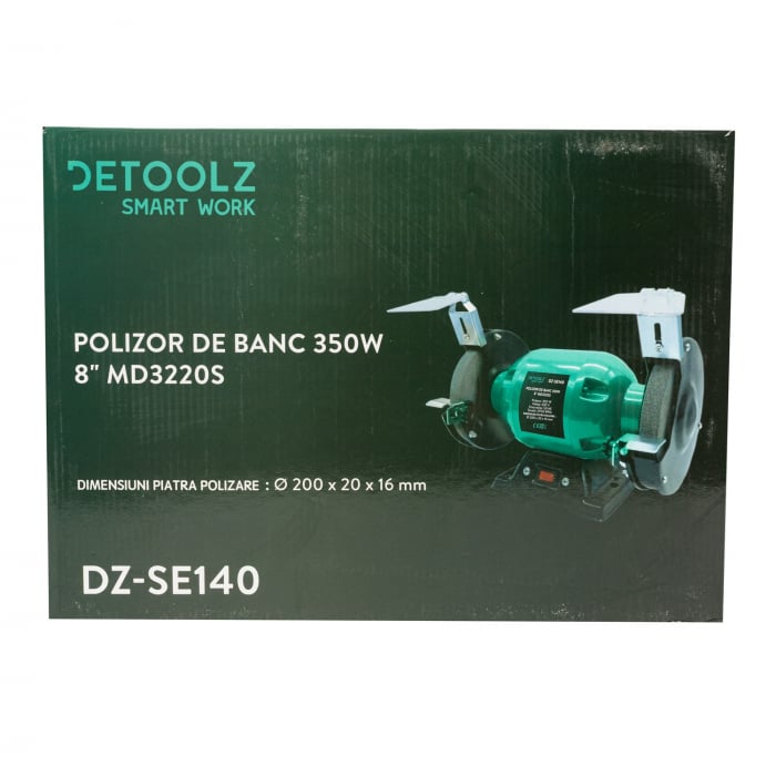 Polizor de banc 350W 8" MD3220S Detoolz DZ-SE140 [4]