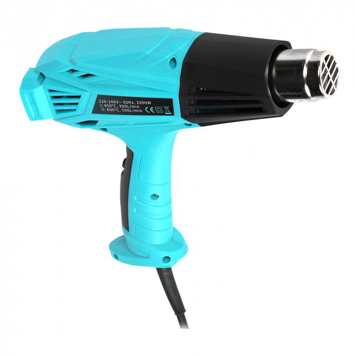 Pistol electric aer cald, 2000 W, 2 trepte 600ᵒC, Detoolz DZ-SE145 [2]