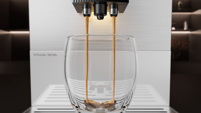 Espressor automat, putere 1500 W, touch control, rezerzvor apa 1.8 L, recipient lapte, 6 tipuri de bauturi, MOVA [10]