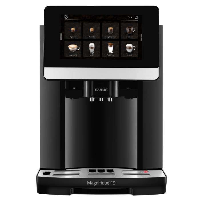 Espressor cafea, automat, 20 tipuri de bauturi, 19 bar, ecran touch, spumare lapte, rasnita profesionala, rezervor 1.7 L ,  SAMUS Magnifique 19 [14]