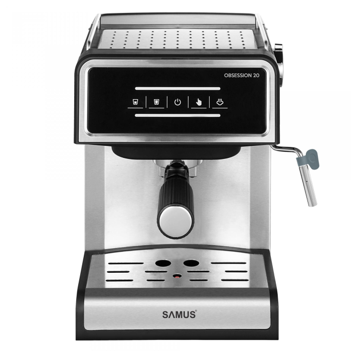 Espressor cafea, control touch, putere 850W, presiune pompa 20 bari, spumare lapte, rezervor de apa 1.6 L, SAMUS [1]