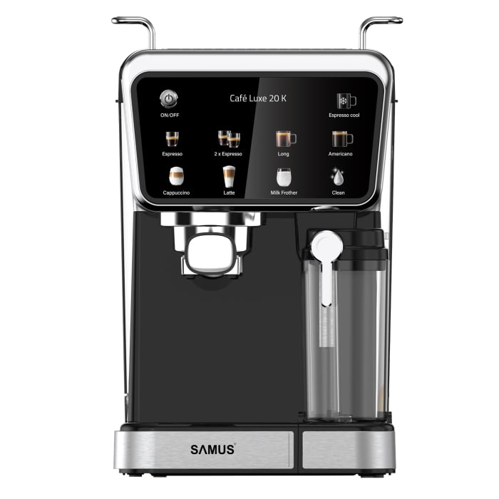Espressor cafea, manual, 8 tipuri de bauturi, ecran tactil, rezervor lapte, pompa 20 bari, rezervor de apa 1.5 L, SAMUS [3]