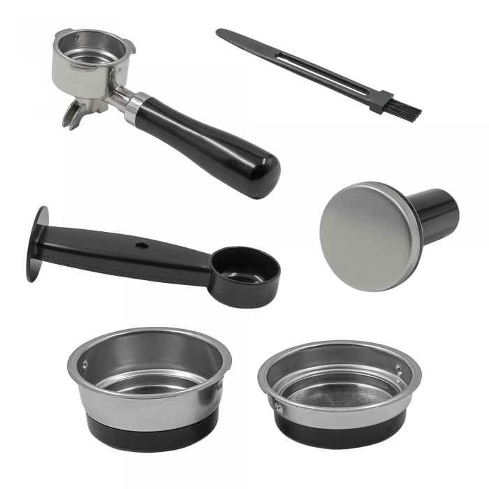 Espressor cafea, manual, spumare lapte, pompa de apa Italia 20 bari, rasnita profesionala, putere 1350 W, rezervor apa 2.3 L, SAMUS [5]