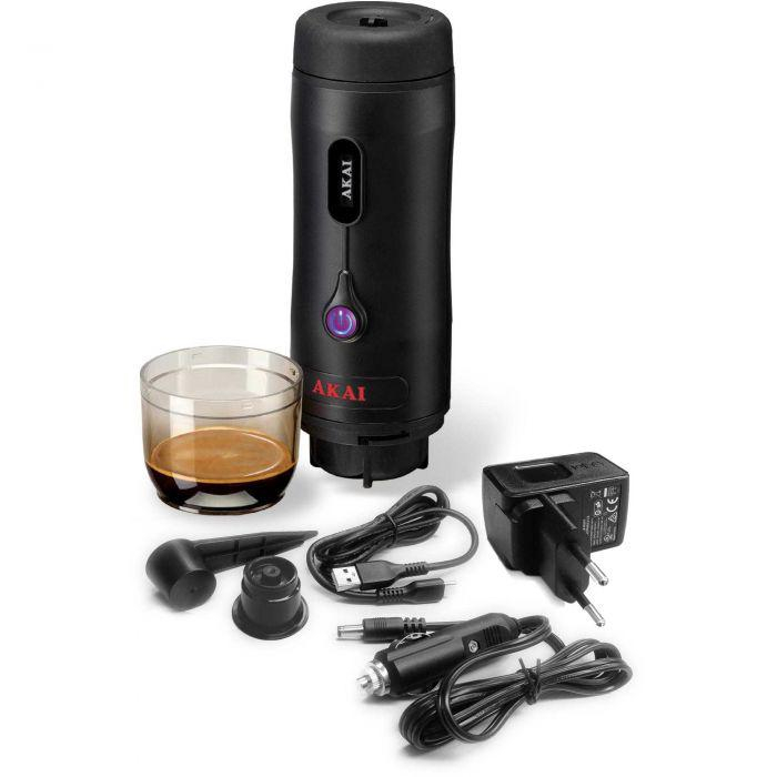 Espressor portabil, 75W, incarcare 12V, capacitate 50ml, pretabil pt excursii, Akai AESP-312 [2]