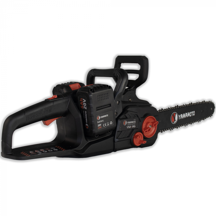Fierastrau electric, acumulator, 2 x 20V, 4.0 Ah, lant 35cm, oprire de siguranta, Yamamoto YM.116 [5]