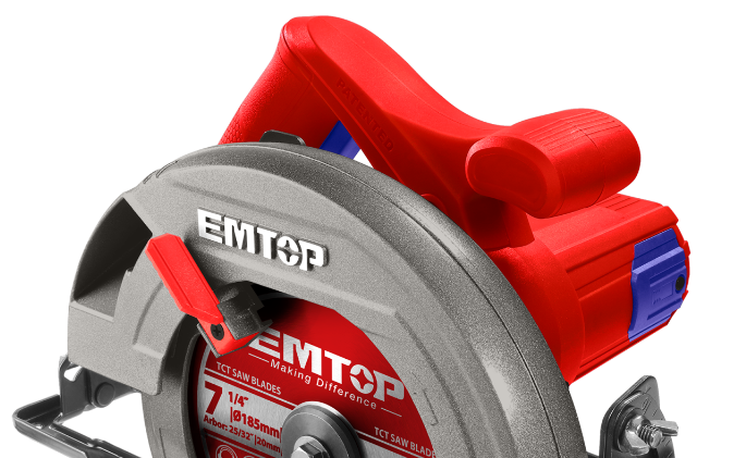 Fierastrau electric, circular, de banc, putere 1400W, 185mm, 4800Rpm, 230V, EMTOP [3]