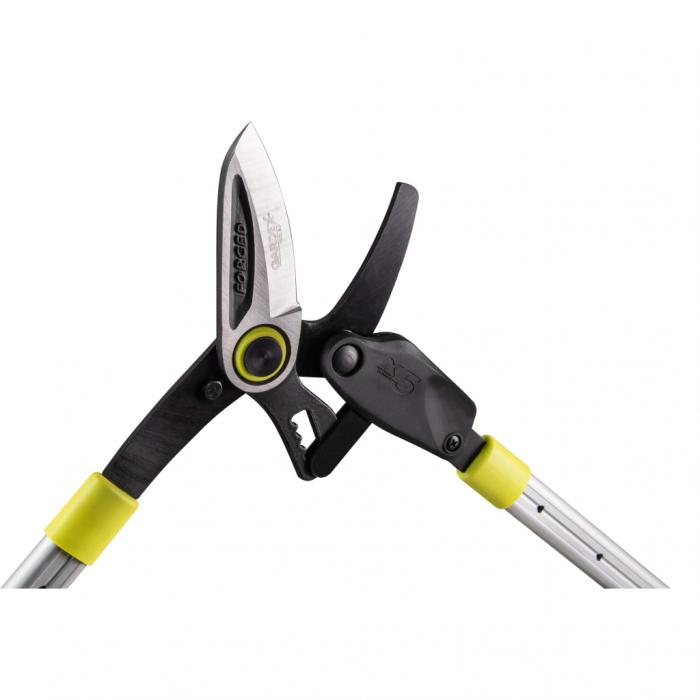 Foarfeca crengi telescopica, mecanism clichet, tip nicovală, lungime 70cm, GardeX [2]