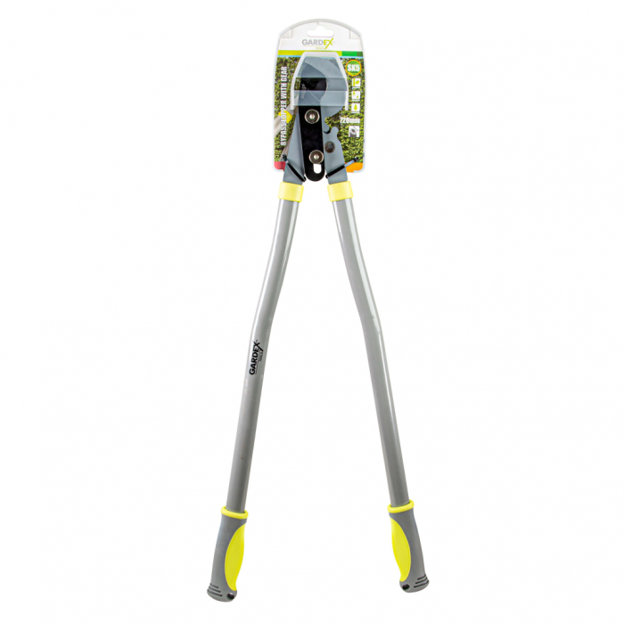 Foarfeca pentru crengi, cu maner curbat, 72 cm,  65Mn,  GardeX EASYCUT [3]