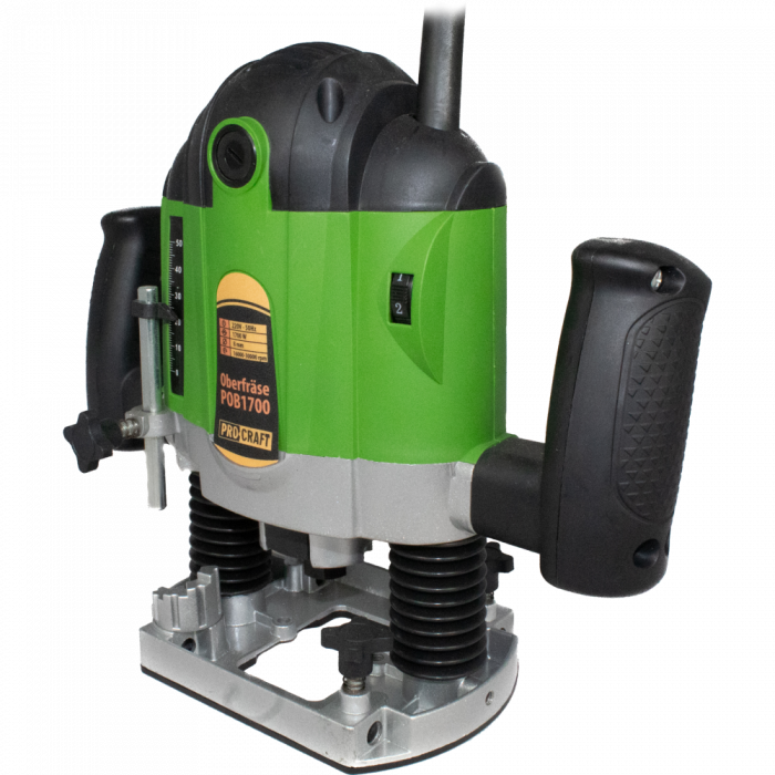 Freza electrica, pentru lemn + 12 freze, 1200W, 26000Rpm, variator viteza, Procraft POB1700 [2]