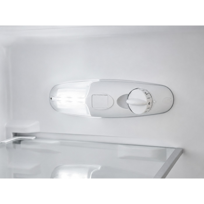 Frigider cu 2 usi, capacitate 211 L, rafturi sticla, lumina LED, H 144 cm, Alb, LDK [6]