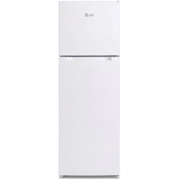 Frigider cu 2 usi, capacitate 261 L, rafturi sticla, lumina LED, Less FROST, termostat, H 170 cm, Alb, LDK [9]