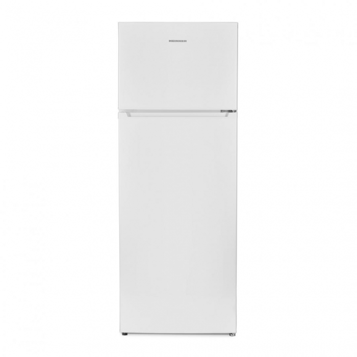 Frigider cu 2 usi, congelator, capacitate 212 L, LED, alb, HEINNER [1]