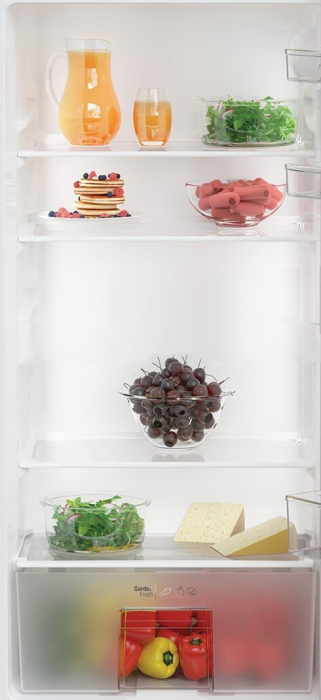 Frigider cu 2 usi, congelator, clasa E, capacitate 306 L, lumina LED, usi reversibile, Argintiu, ARCTIC [4]