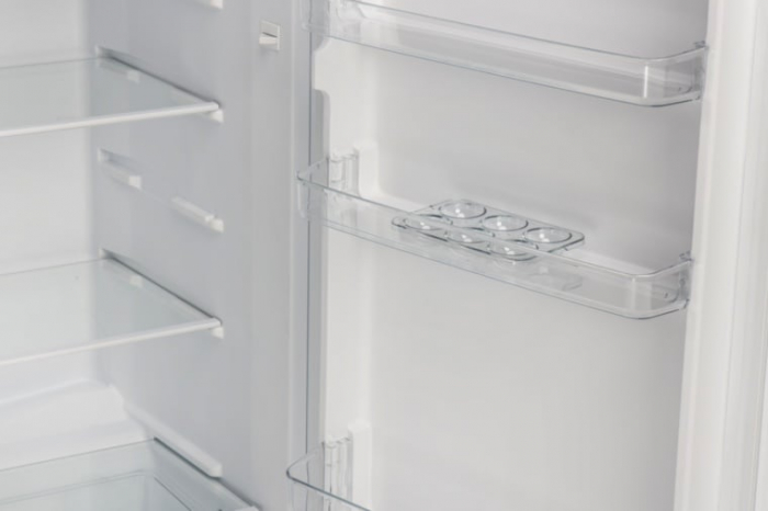 Frigider cu 2 usi, congelator, lumina LED, capacitate 204 L, 4 rafturi sticla, inaltime 1.43m, inox, VIVAX [6]