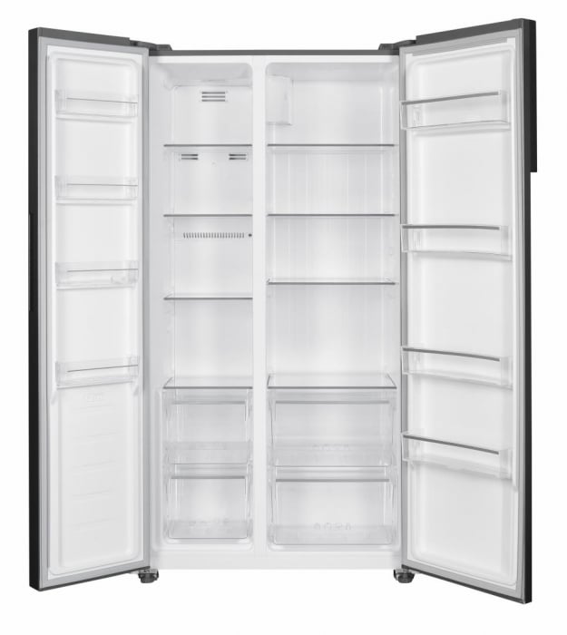 Frigider cu 2 usi, side by side, No-Frost, capacitate 442L, congelator, E++, functie Smart, touch, aspect inox, HEINNER [3]