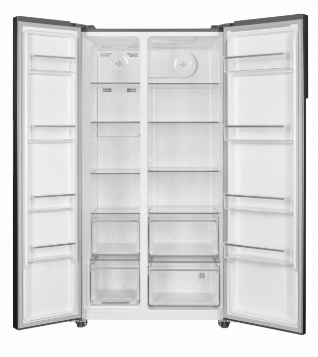 Frigider cu 2 usi, side by side, No-Frost, capacitate 532L, congelator, E++, functie Smart, touch, aspect inox, HEINNER [5]