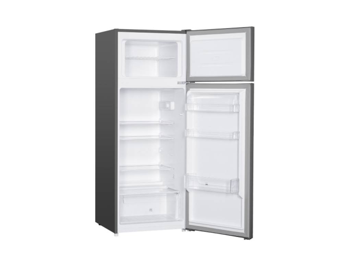 Frigider cu două uși TESLA RD2101HSE, 206 L, Clasa E, Iluminare LED, Uși Reversibile, H 143 cm, Argintiu [2]