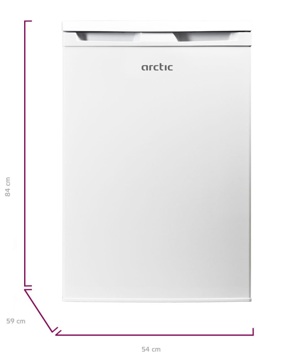 Frigider cu o usa, capacitate 114 L, clasa E, fast freeze, congelator, termostat, Alb, ARCTIC [4]
