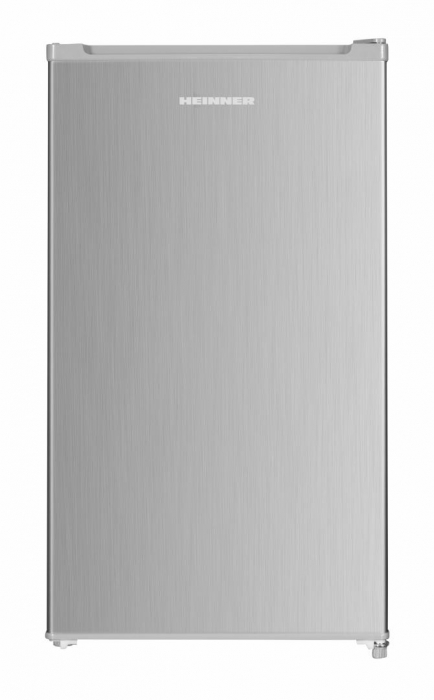 Frigider cu o usa, capacitate 90 L, LED, E++, argintiu, HEINNER [1]