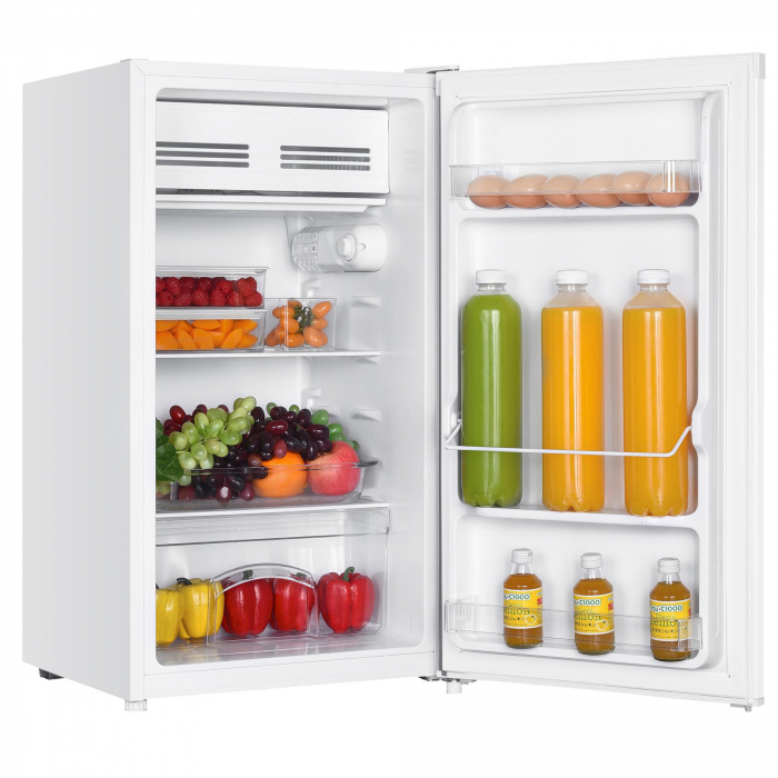 Frigider cu o usa, capacitate 90 L, termostat reglabil, lumina interior, 2 rafturi, usa reversibila, Alb, ALBATROS [4]