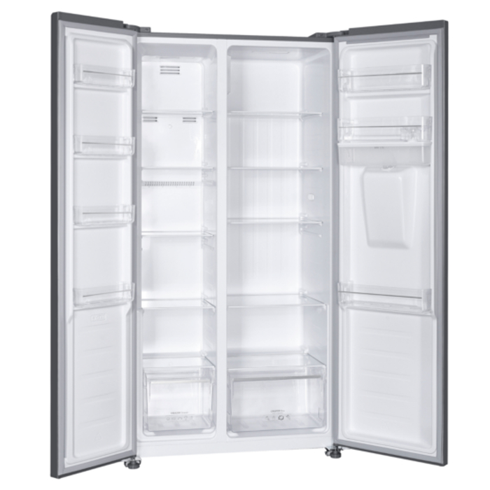 Frigider side by side, 2 usi, capacitate 439 L, dozator de apa, Full NO FROST, dual inverter, afisaj LED, INOX, SAMUS [3]