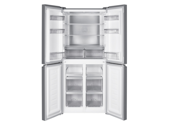Frigider Side by Side, capacitate 466L, Full No Frost, motor inverter, zona convertibila,  display LED, H 180 cm, Sticla Negru, TESLA [5]