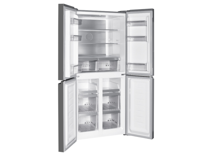 Frigider Side by Side, capacitate 466L, Full No Frost, motor inverter, zona convertibila,  display LED, H 180 cm, Sticla Negru, TESLA [4]