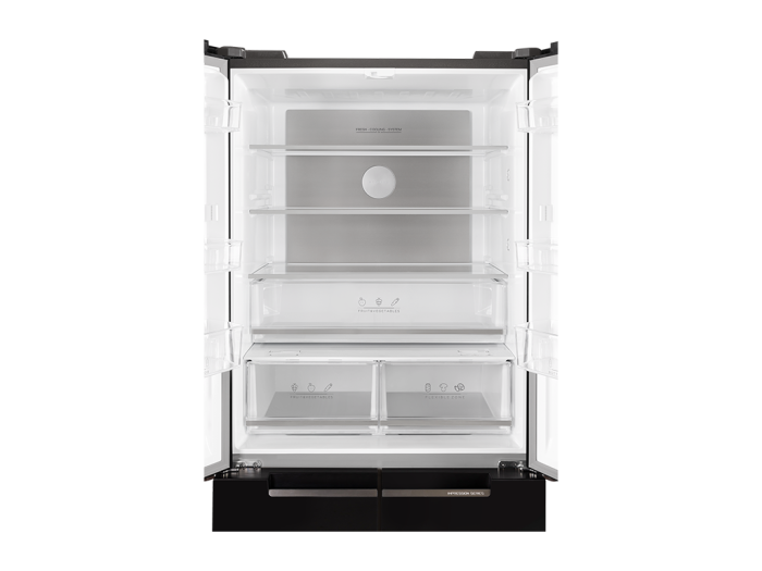 Frigider Side by Side, capacitate 511 L, Full No Frost, motor inverter, display LED, H 190 cm, Negru, TESLA [5]