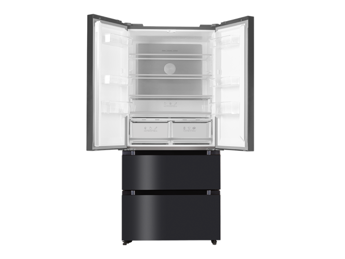 Frigider Side by Side, capacitate 512 L, Full No Frost, motor inverter, display LED, H 190 cm, Negru, TESLA [2]