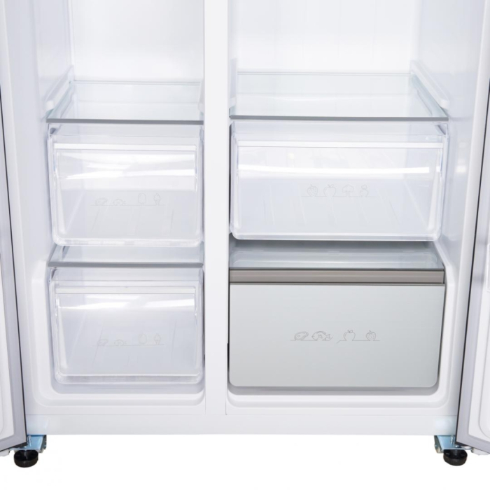 Frigider Side by Side, capacitate 592 L, NO FROST, dozator de apa, compresor inverter, display touch, HEINNER [7]