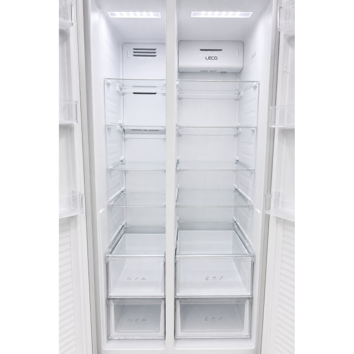 Frigider Side by Side LDK SBS-622NFDS, 622 L, Clasa E, No Frost, Display Touch, Răcire Rapidă, Congelare Rapidă, Mod Inteligent, H 181 cm, Dark Inox. [6]