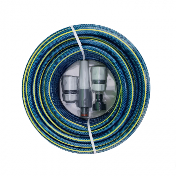 Furtun gradina BLUEBOS PLUS 3/4" 20m cu set duze cadou, GF-2123 [2]