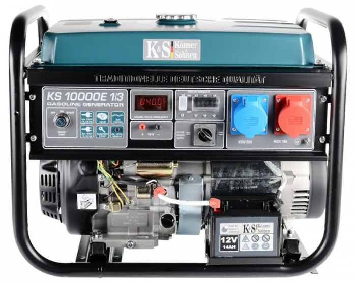 Generator de curent, 8KW, 230-400V, benzina, PRO - KONNER & SOHNEN - KS-10000E-1/3 [2]