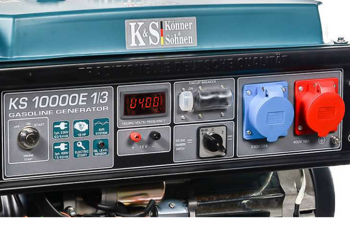 Generator de curent, 8KW, 230-400V, benzina, PRO - KONNER & SOHNEN - KS-10000E-1/3 [6]
